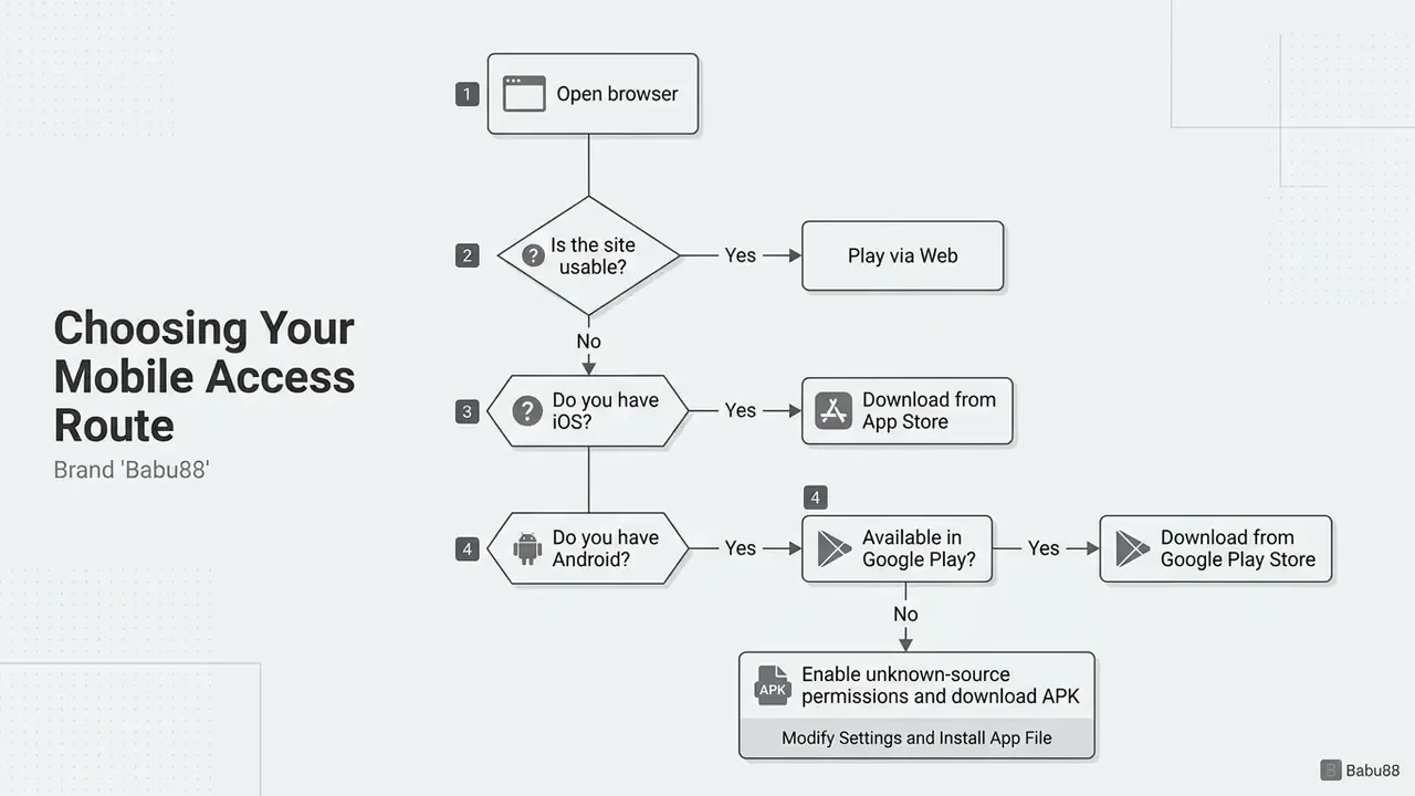 babu88 app access flowchart