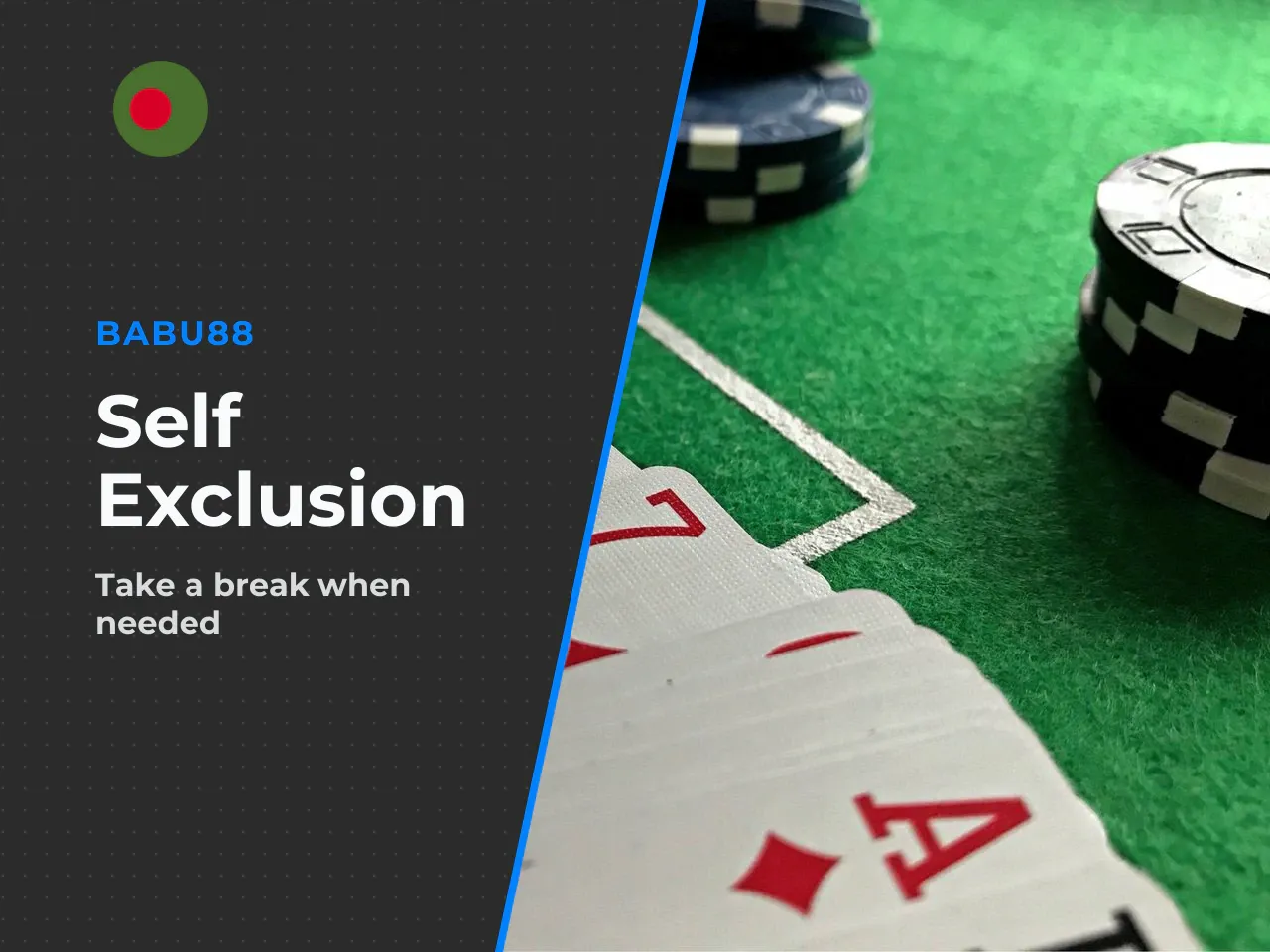 Self-exclusion programmes. If you need a