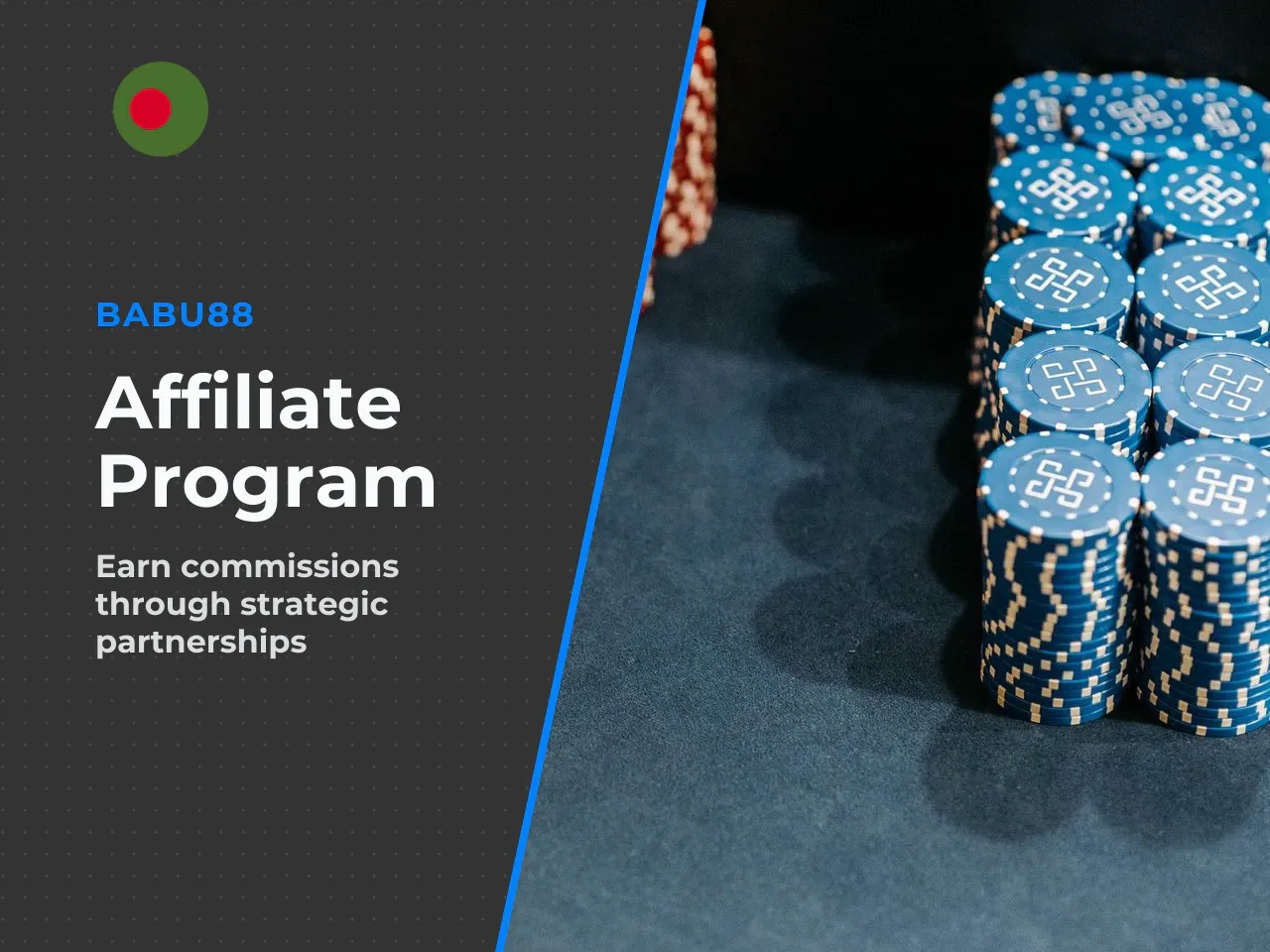 What Affiliate Account Is Used For. Babu88 also operates an affiliate programme through a separate Babu88 affiliate account. This is not for regular players - it is for partners who earn commissions b