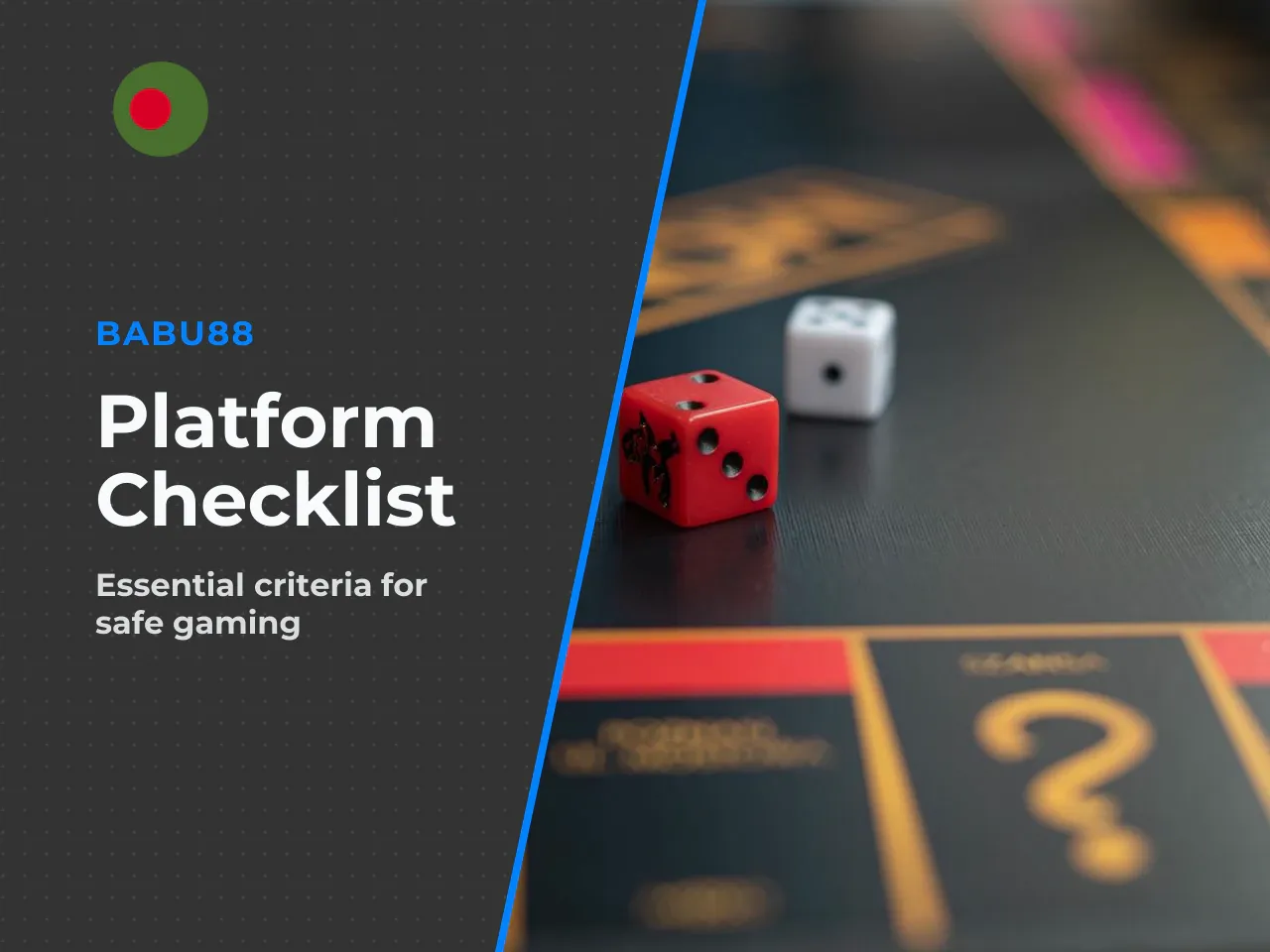 Platform Checklist for Bangladesh Players. When evaluating an [online casino for Bangladesh](https://babu88-loginbd.com), look for these four objective criteria: 1. **Provably Fair verification** — ea