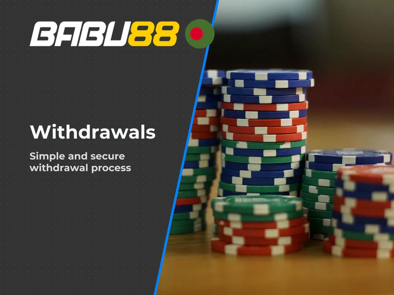 Maximum withdrawal: up to 30,000 BDT per day (may vary based on account verification status and VIP level). **How to deposit:** 1. Log in to your Babu88 account. 2. Navigate to the **Cashier** section