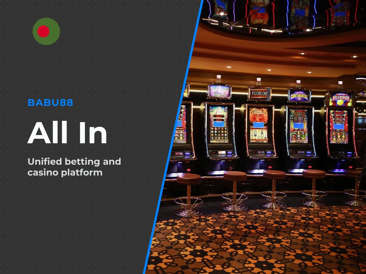 Sportsbook, Live Betting and Casino in One Platform. The integration of sportsbook, live betting and Babu88 casino into one interface shortens the distance between a deliberate match-outcome selection